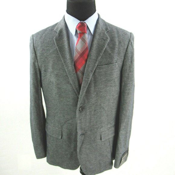 Banana Republic Slim Fit Gray Cotton Sport Coat